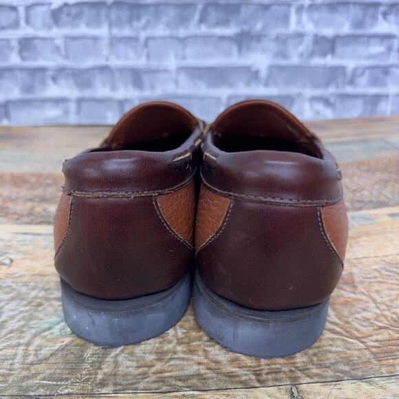 Allen Edmonds Nashua Tassel Loafer Brown Leather Shoes Mens Size 11.5 E New main image 5